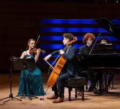 A group of young musicians perform