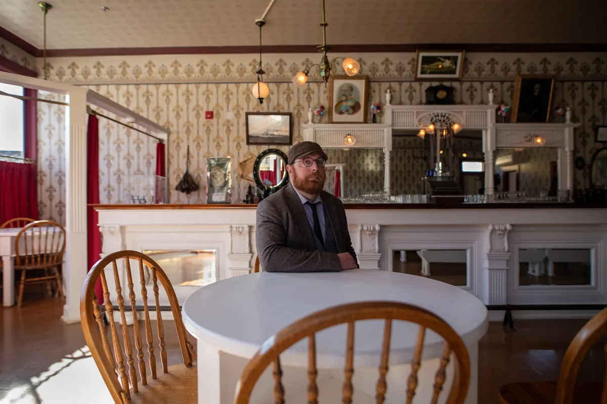 Man sitting at a table